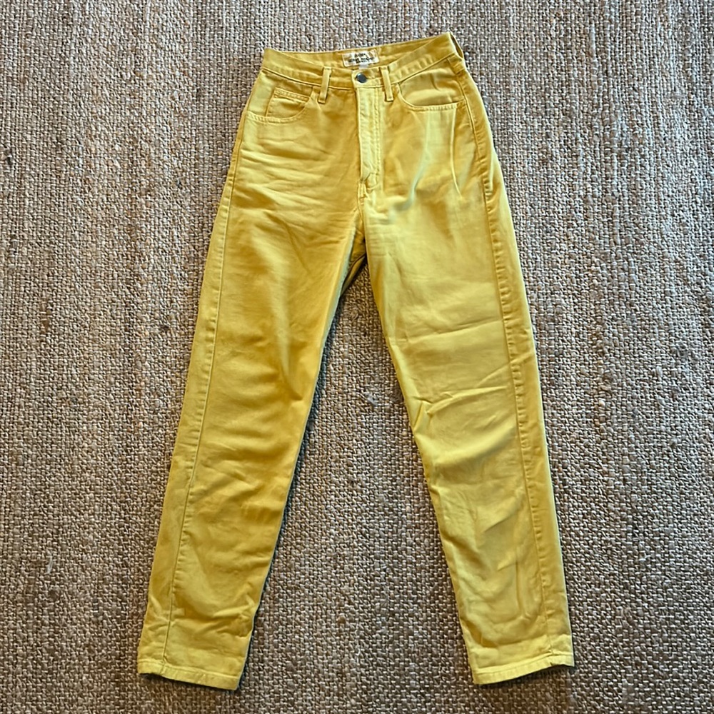 Guess Vintage Yellow Straight Leg Pant